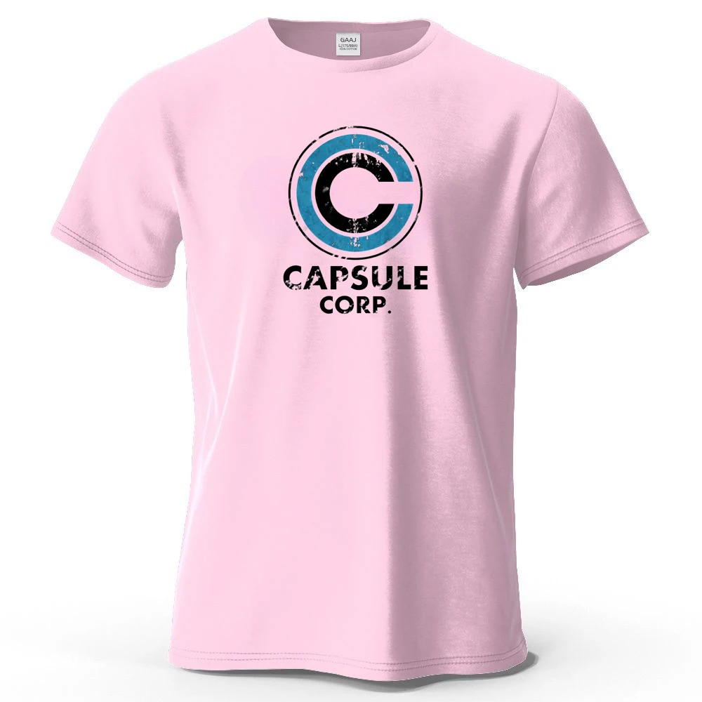 Capsule Corp Lustiges Druck-Japan-Anime-Herren-T-Shirt, Sommer-Streetwear-Oberteile, Modemarke, T-Shirt-Kleidung – Detail 4
