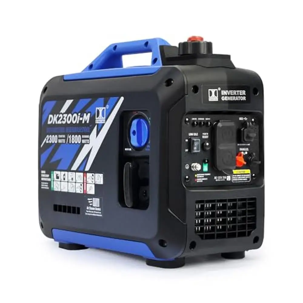 Portable Gas Inverter Generator Lightweight 2300W Quiet Outdoor Power Supply