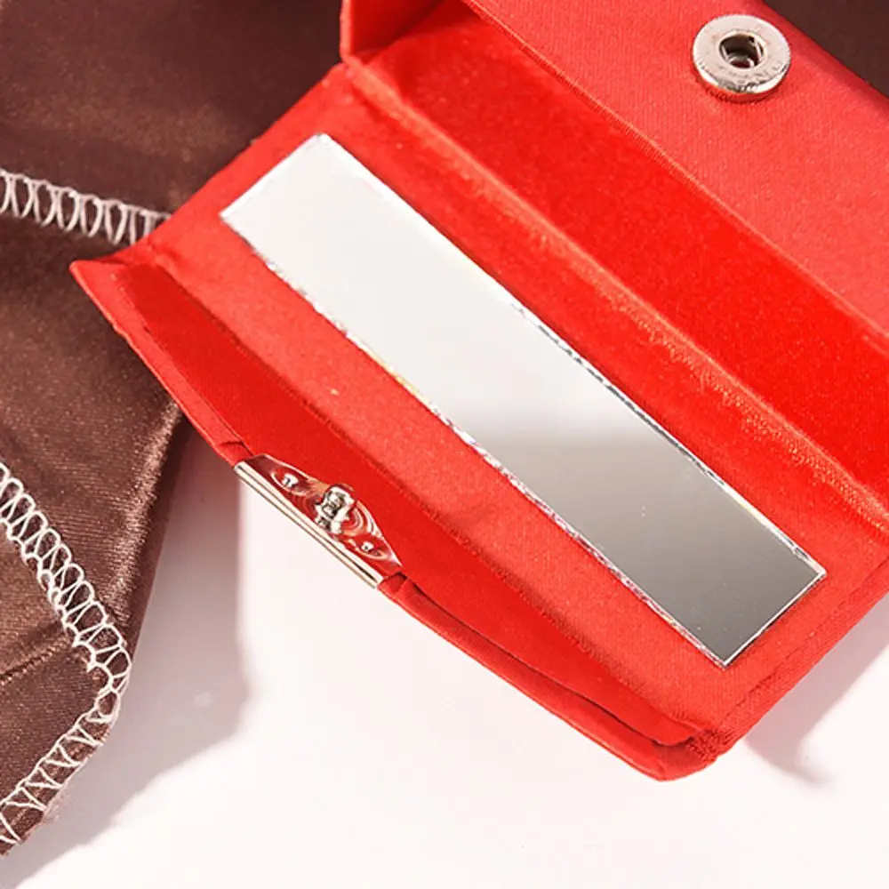 Material Design Pure Color with Mirror Cosmetic Bags Lipstick Tubes Lipstick Holder Lipstick Box Packaging Box Lipstick Case