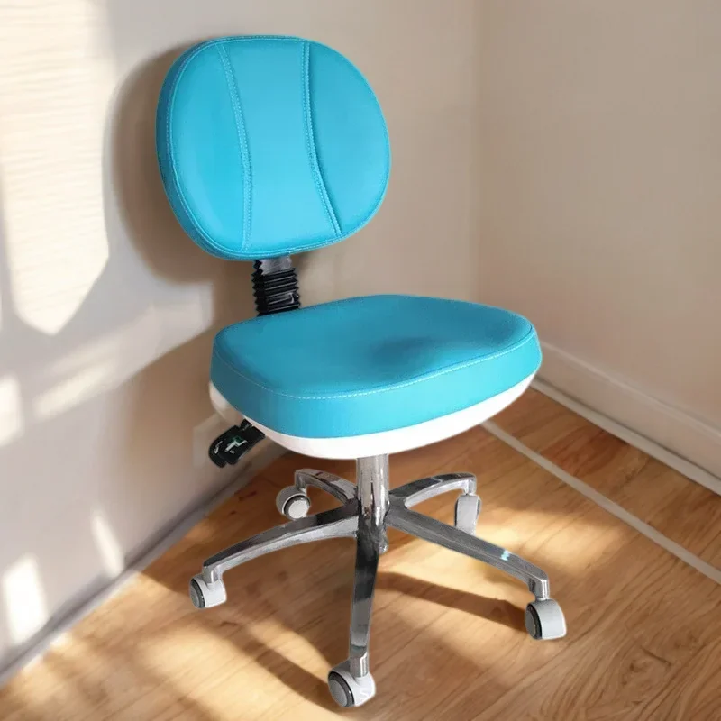 

Beautician Hair Salon Equipment Furniture Hairdressing Master Chair Wheels Cutting Beauty Chairs Silla Barbero Modern Design