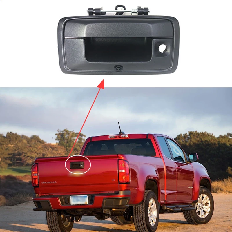 AHD Pickup Tailgate Handle Reversing Camera For Chevrolet Colorado 2015-2020 GMC Canyon 2015-2020 Waterproof Backup Camera