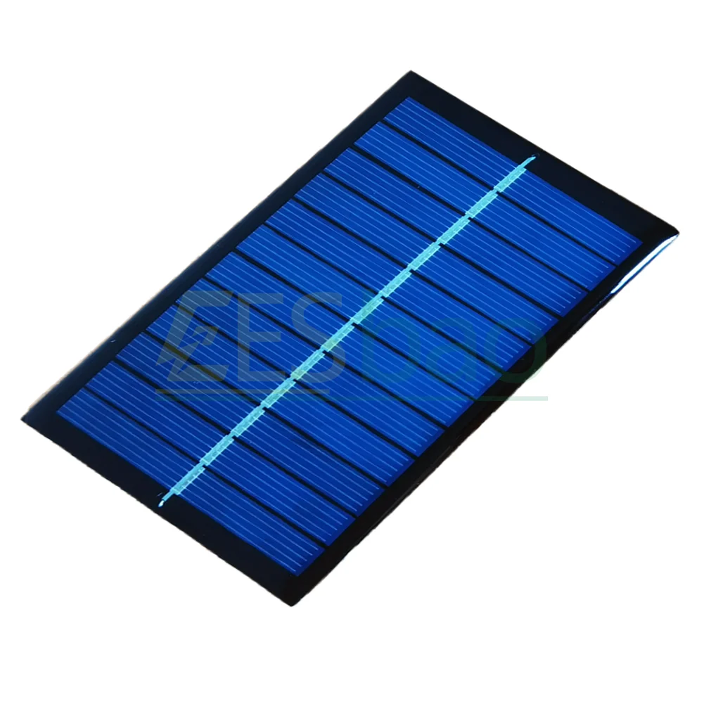 Solarpanel 6V 1W Mini-Solarsystem DIY für Akku-Handy-Ladegeräte Tragbare Solarzelle zum Aufladen von 3,7V 4,2V Lithium-Akkus – Detail 5