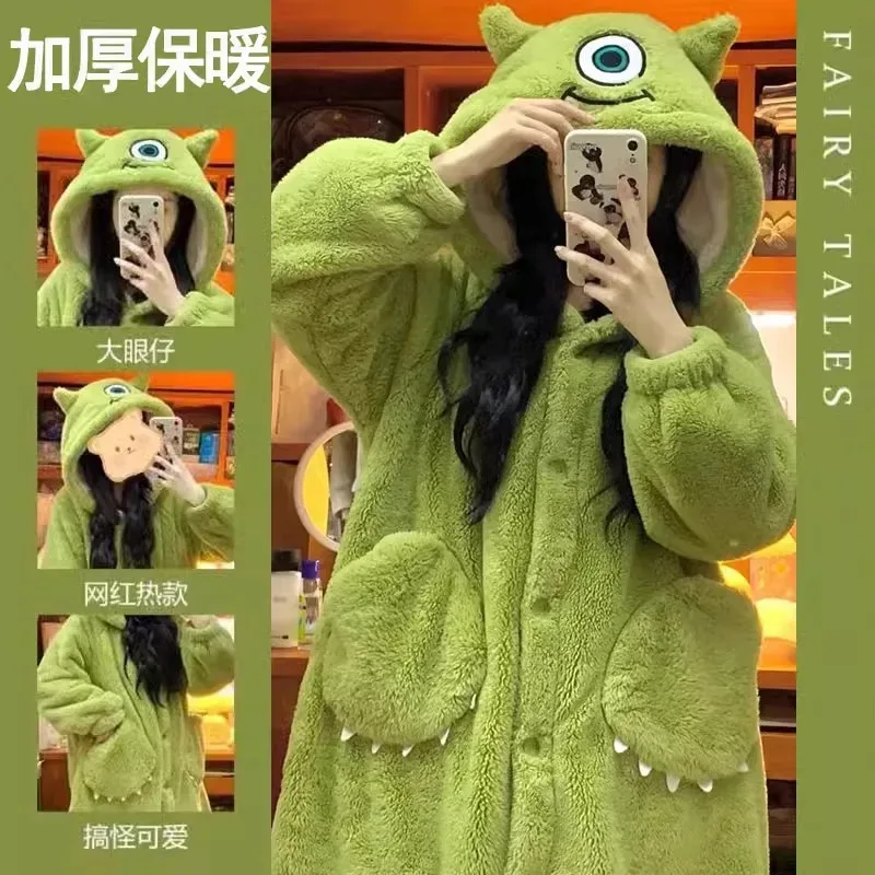 

Adult Monocular Monster Cosplay Costume Robes Kigurumi Onesie Anime Nightgown Halloween Cartoon Pajamas