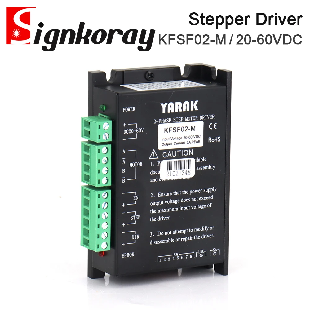 

SignkoRay Yueming Stepper Motor Driver YARAK KFSF02-M Instead Y2S3060-M for Laser Engraving and Cutting Machine