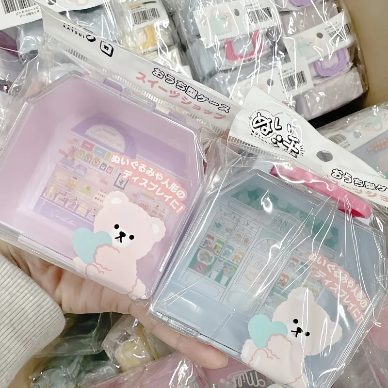 子供のための家族の人形のおもちゃの箱,透明な箱,箱から出して,部屋の装飾,オリジナル,新しいコレクション