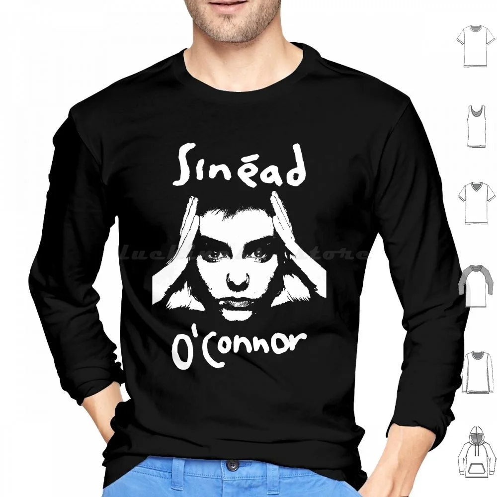 Greats-Forever-Sine Moletom com capuz de algodão manga comprida Sinead Oconnor Sinead Oconnor Vintage Sinead Oconnor Sinead Oconnor Art