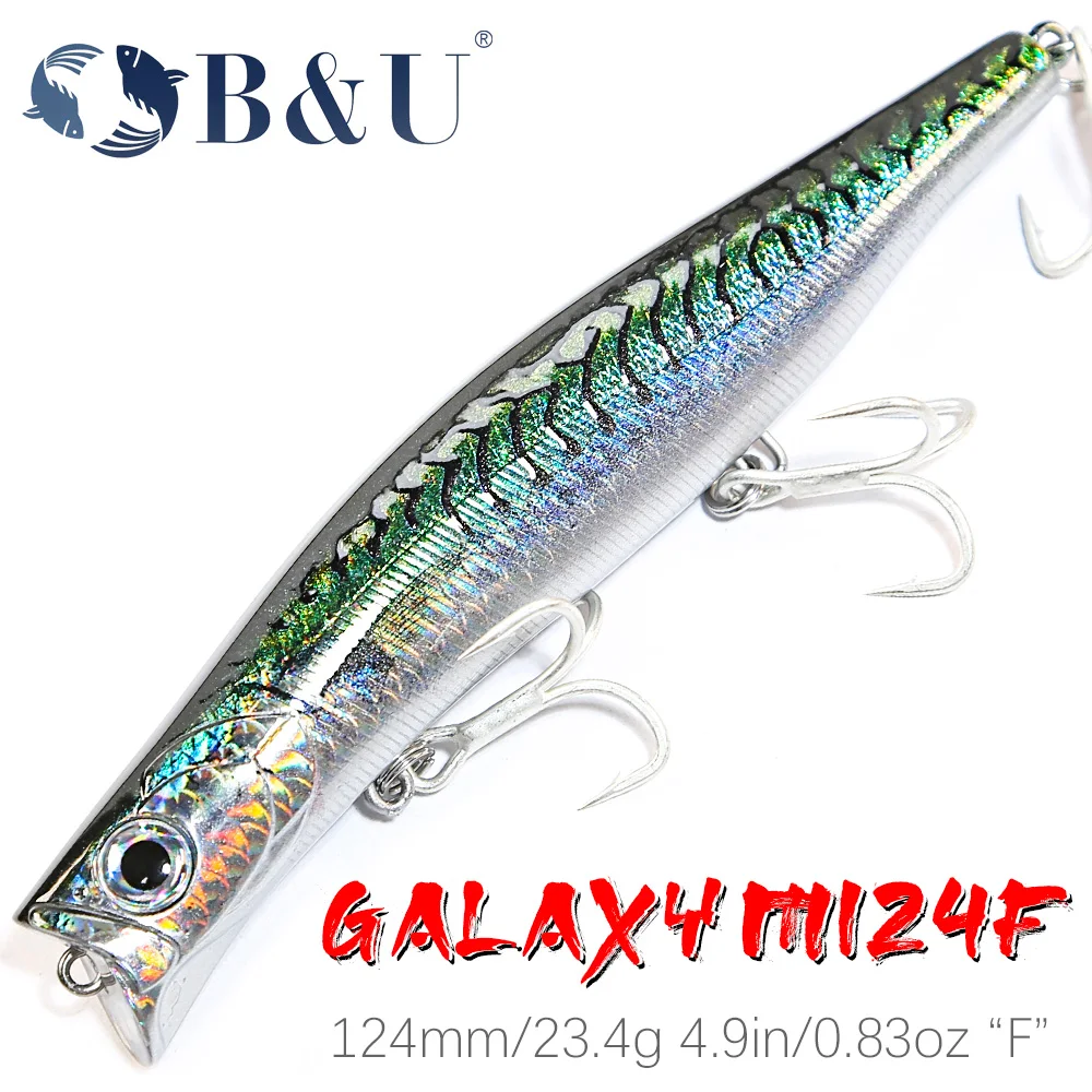 B&U Floating Minnow Jerkbait Lure Long Casting Lipless Wobblers Big Artificial Bait Saltwater Sea Bass Pike Fishing 3D Printing - AliExpress 18 B&U Floating Minnow Jerkbait Lure Long Casting Lipless Wobblers Big Artificial Bait Saltwater Sea Bass Pike Fishing 3D Printing - AliExpress 18