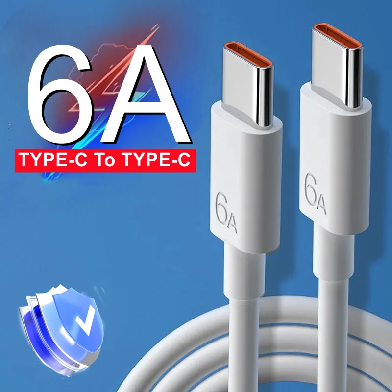 

6A Data Cable for New Huawei Mate60 Dual Head Typec Super Fast Charging 88W Flash Charging Mobile Phone Charging Cable