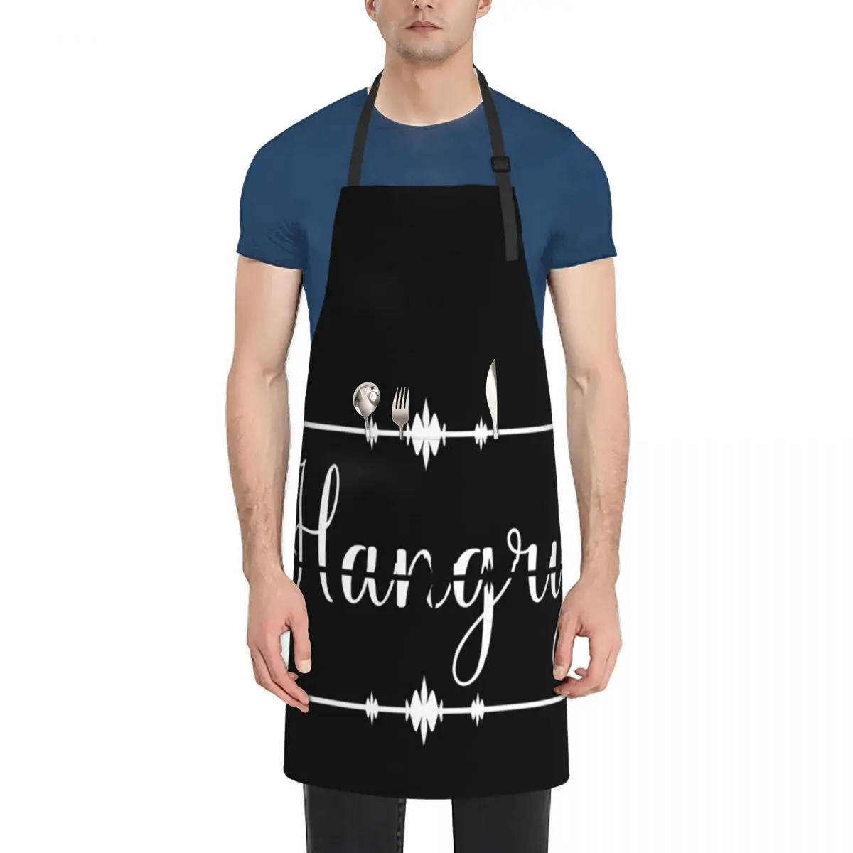 

Hangry Funny Shirt Apron Waterproof Kitchen For Women House Things For Home And Kitchen Kitchen Kawaii Accessories Apron