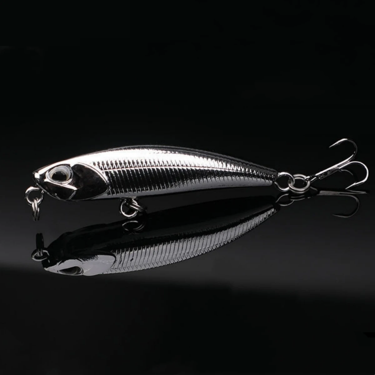 1 Pcs Minnow Fishing Lure 53mm 4.4g 3D Eyes Crankbait Wobbler Artificial Plastic Hard Bait Fishing Tackle