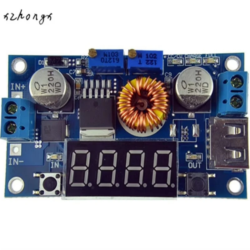 

DC-DC 5A LED Drive Lithium Battery Charger Module with Voltmeter Ammeter Digit Display