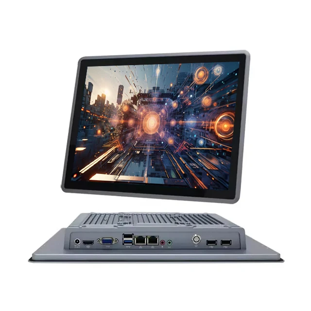 1 Pc Desktop Customized Industrial Automation Lcd Monitor Cnc Machine Aluminum Profile All in One Pc Desktop Computer 15.6
