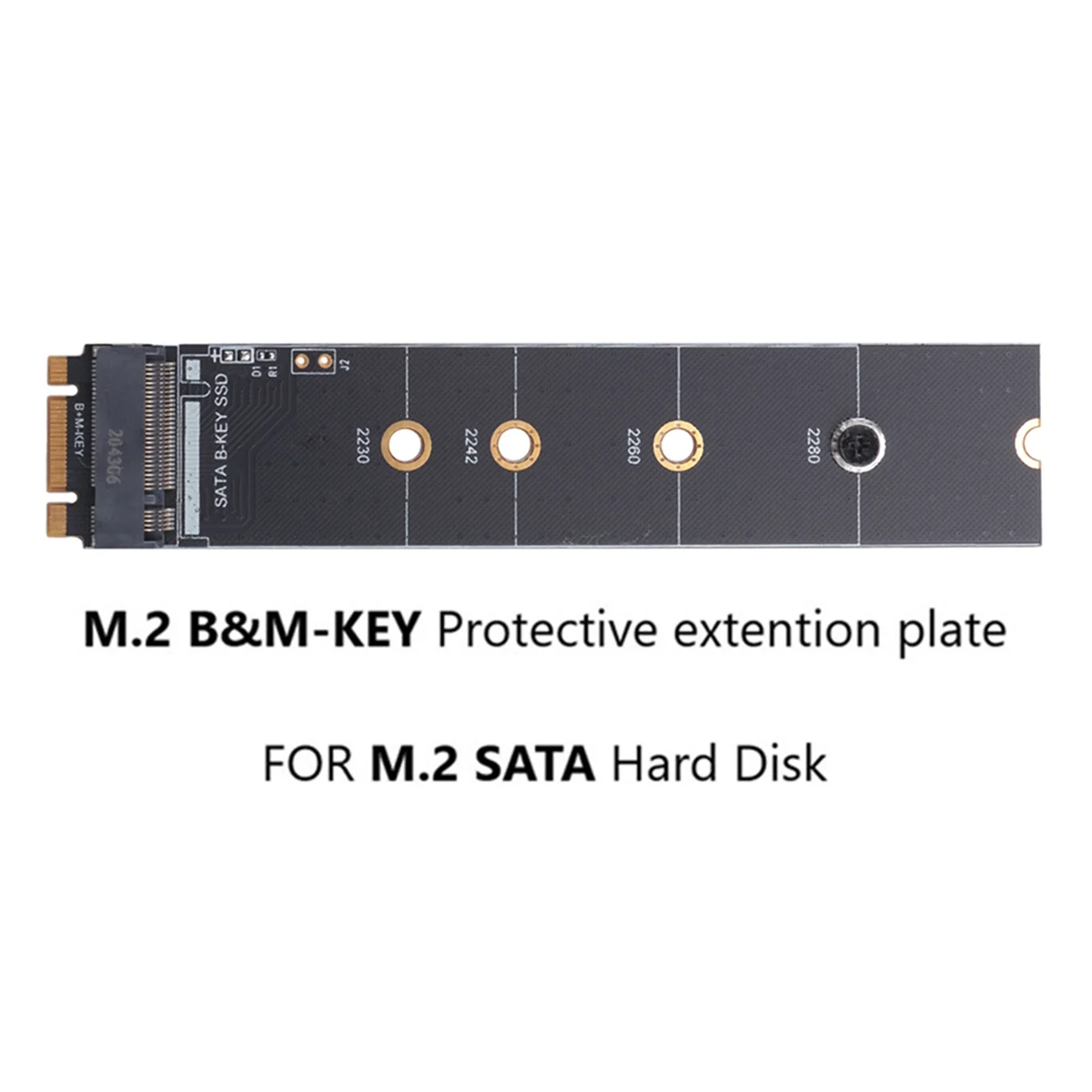 M.2 SSD Adapter Card Test Protector Board M Key PCIE NVME Extension Protection Hard Drive Adapter Card Black M