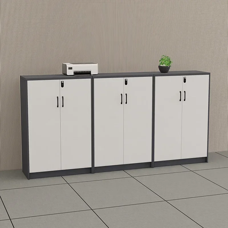 Premium  File  Office File Data Cabinet Storage  Locked Wooden Partition Low  Floor-to-ceiling Tea Side
