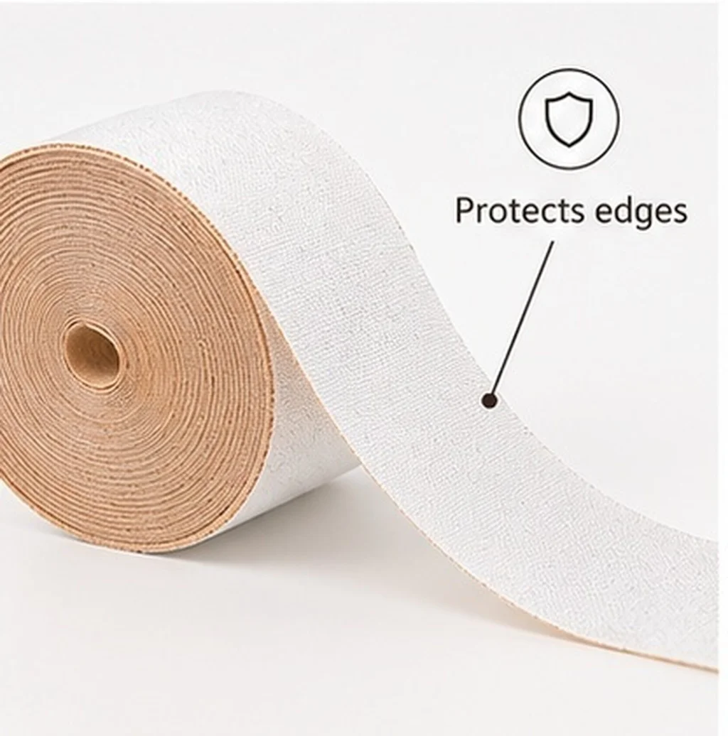5M Lamp Shade Edging Tape Self-Adhesive Linen Fabric Lamp Cover Binding Strip for Bedroom Living Room Study Lampshade Crafting