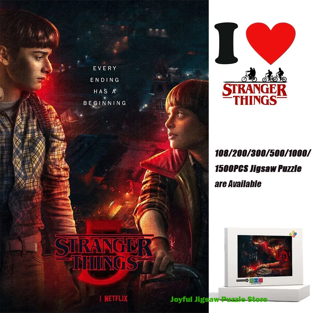 

Пазл «Очень странные дела 5» — «Каждое завершение имеет начало». Коллекционный пазл для взрослых, игрушка для снятия стресса, развивающий подарок.