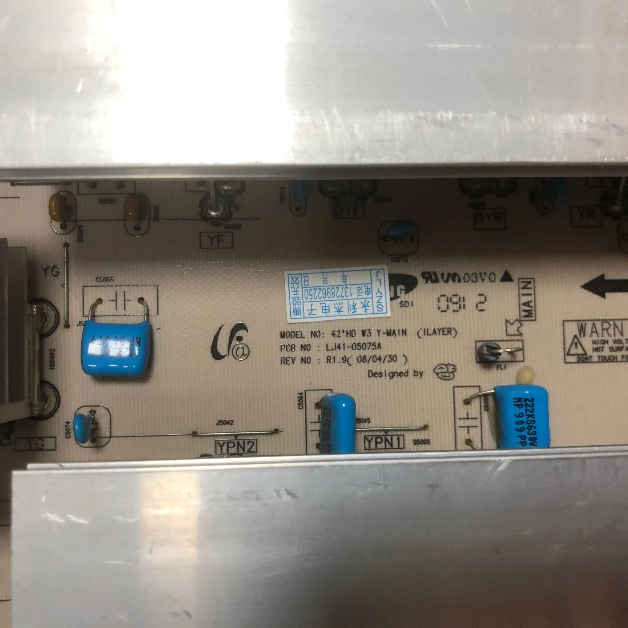 لوحة الطاقة ل 95% الأصلي نوفا الفقرة PT42618NHD S42AX-YB04 ، LJ41-05075A ، LJ92-01483A Y