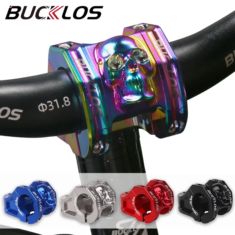 BUCKLOS Ultralight MTB Road Bike Stem CNC Mountain Bicycle Bridge Short Power 31.8mm High Strength AL BMX Downhill Bike Table