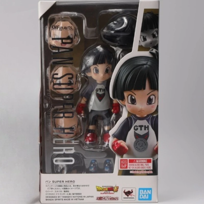 

Bandai SHF Dragon Ball Super Xiaofang Pan Pan Wukong Granddaughter SUPER HERO Doll Figure Model Collection Gift
