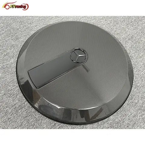 मर्सिडीज G63 किट G-क्लास G वैगन W464 W463A G500 G63 कार्बन पार्ट्स के लिए ड्राई कार्बन फाइबर व्हील स्पेयर टायर कवर 8 best sales w463a - №3