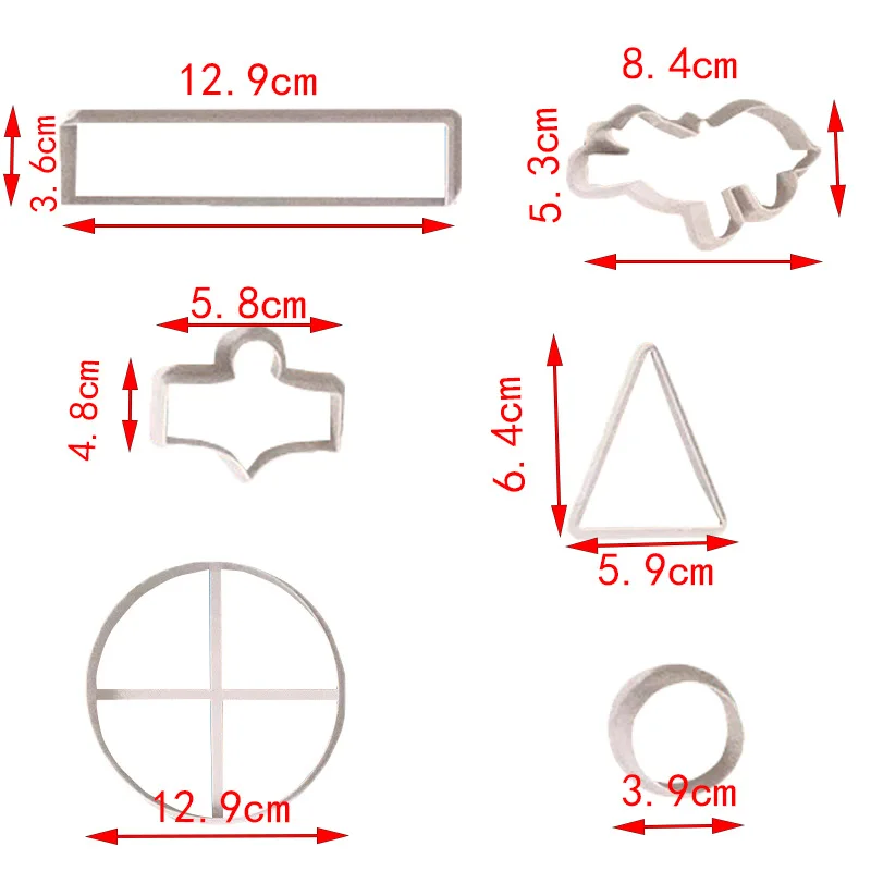 Carousel Cookie Cutter Plastic Biscuit Baking Fruit Knife Kitchen Cake Mold Tools Strips Embossing Printing