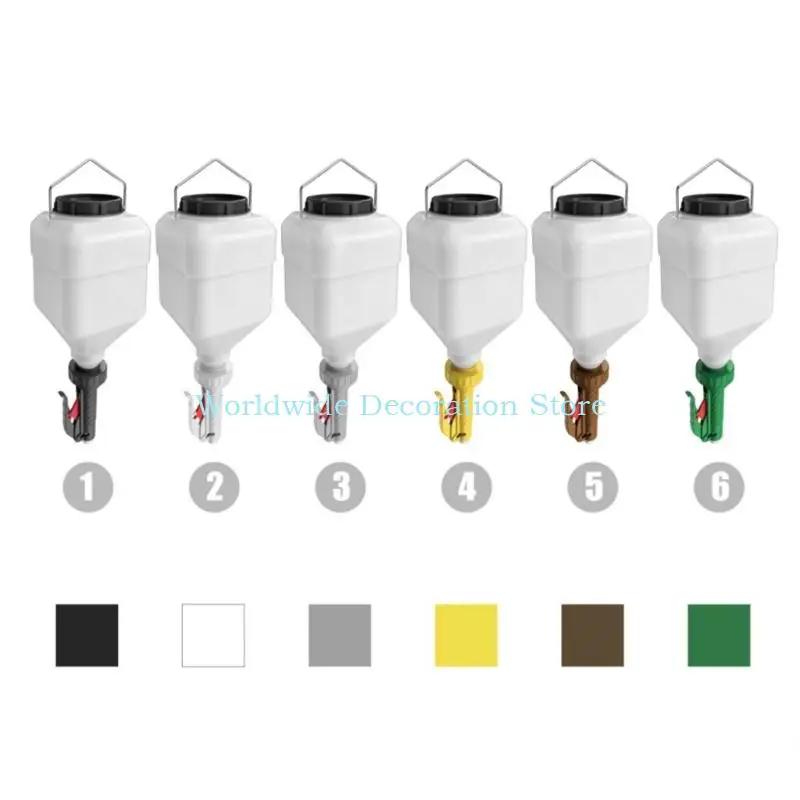 Q39B Large Capacity Sauce Dispenser Hanging Salad Dressing Bottle Condiment Dispenser For Busy Restaurants Enduring