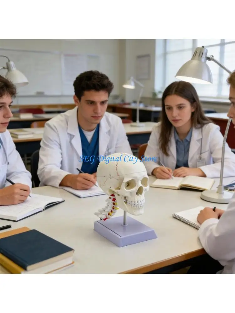 

U75B High Quality PVC Human Skull And Spine Anatomy set Suitable For Students And Health Educators