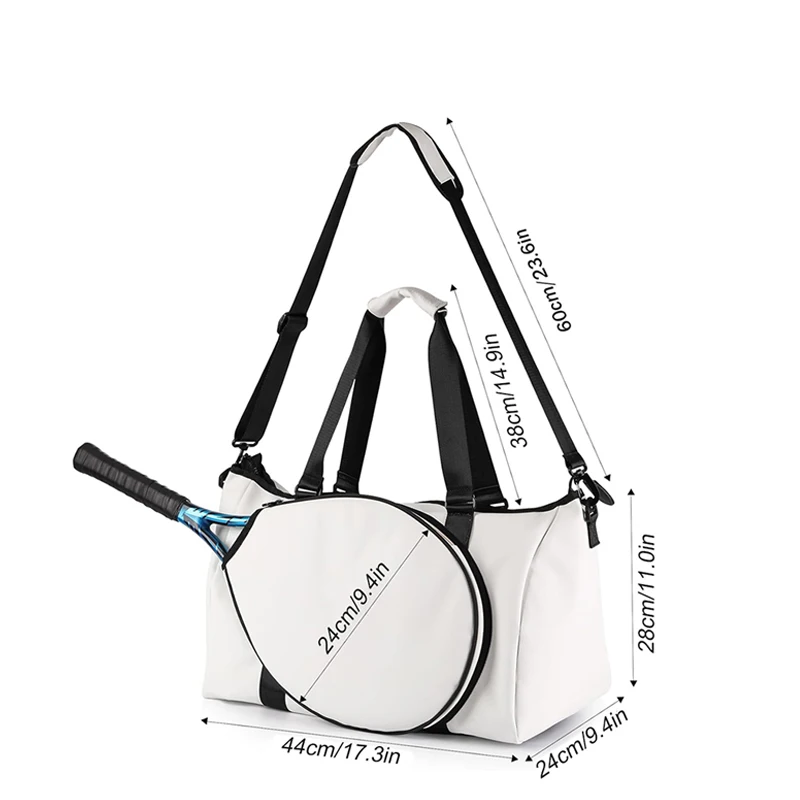 1pcs Tennis Bag for Women oxford cloth Tote Applicable for Pickleball,Badminton | Shoes and Gear | Ladies Purse | Multi Pockets