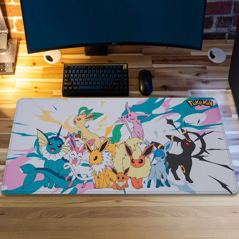 Pokemon Gaming Keyboard Pad Mousepad Gamer Rubber Mat Wireless Mouse for Computer Accessories Deskmat Mausepad Table Pads Mats