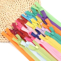 10pcs 20cm Invisible Zipper Nylon Coil Zippers for Tailor Sewing Dress Pillow Skirt Pants Clothes Crafts DIY Handmade Craft