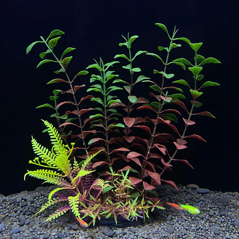 New Artificial Aquarium Decorative Grass Simulation Plant Fish Tank DIY Decoration Simulation Water Grass Combination