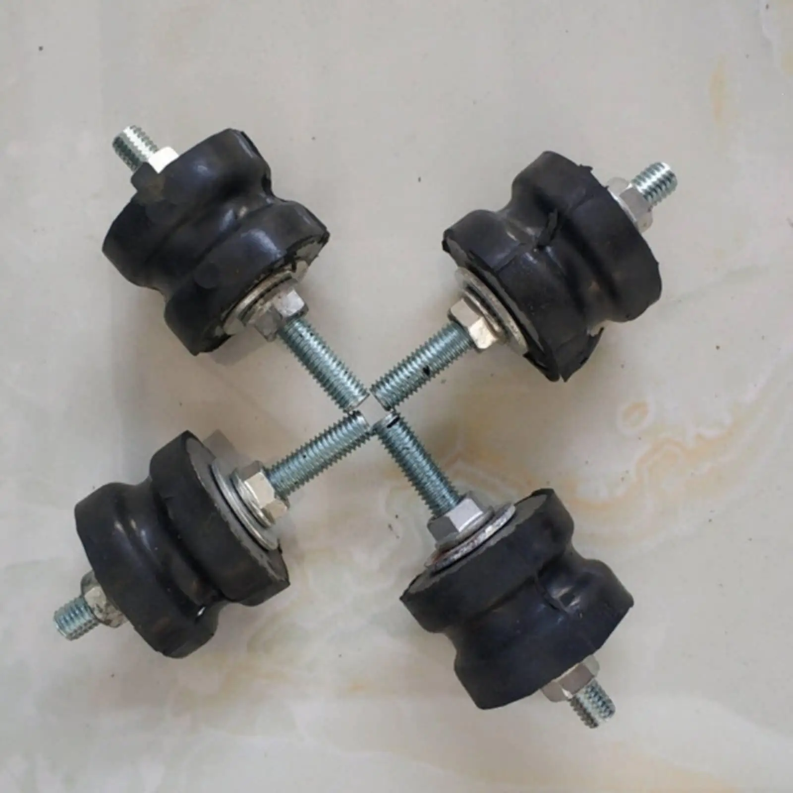4 Pieces Generator Rubber Mount Noise Reducing Generator Mount Non Slip