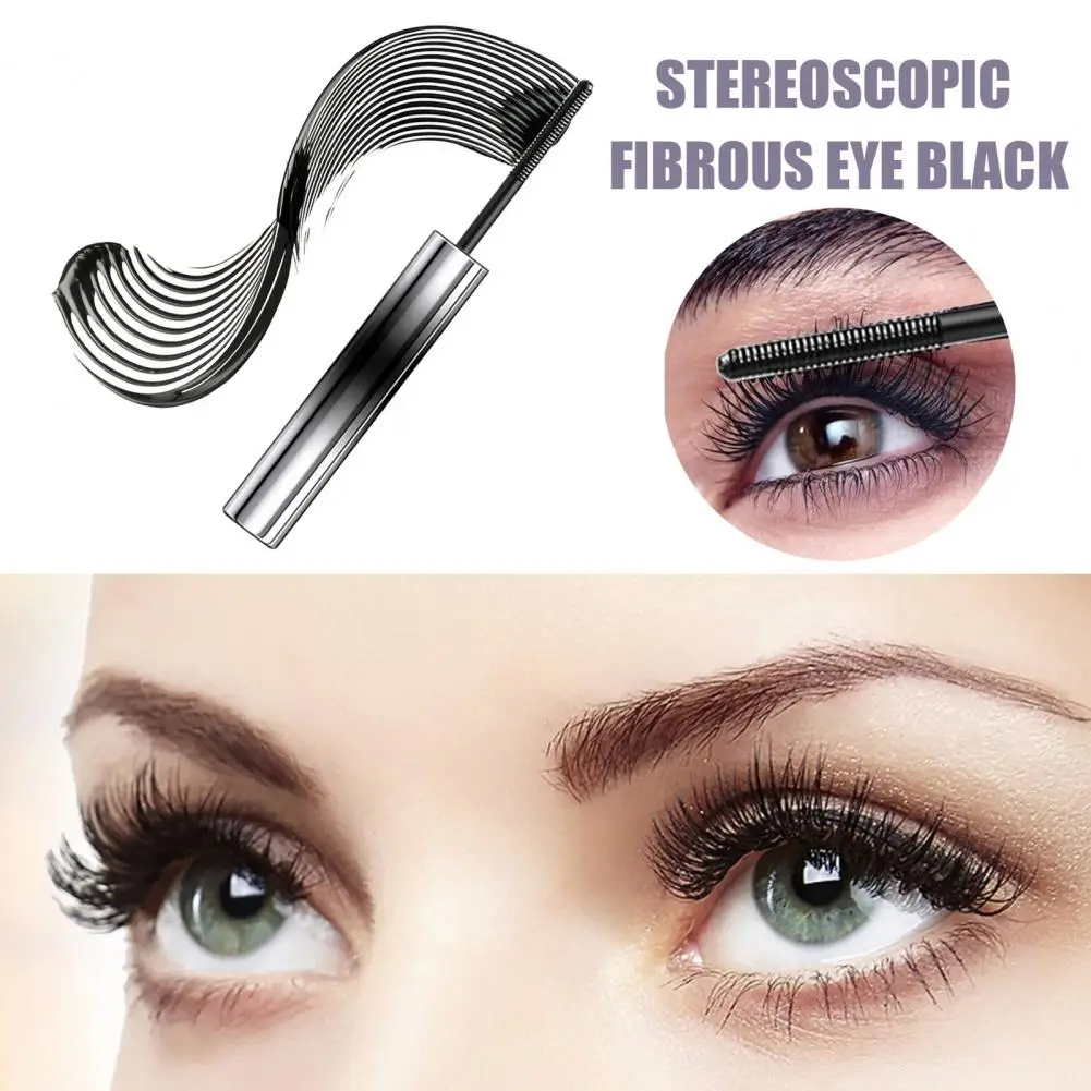 Optics Lashes-Mascara à friser 3D, longue durée, étanche, tête de brosse sans poils, cils optiques, résistant aux taches, non