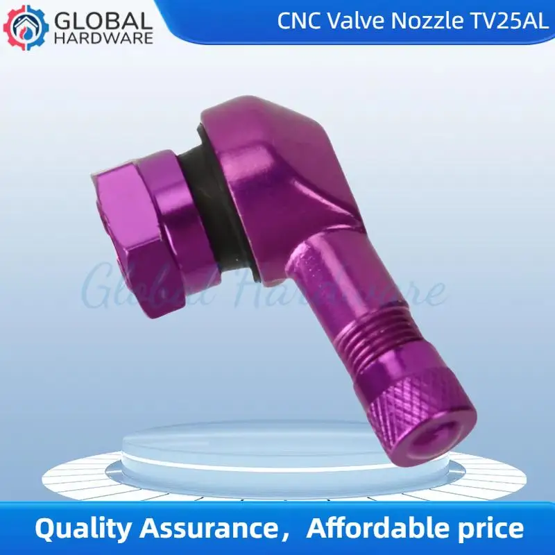 Universal Motorcycle Wheel Tire Valves Stem Cap Air Tire Cover 90 Degree  CNC Aluminum Tubeless Valve Stems 1 Color