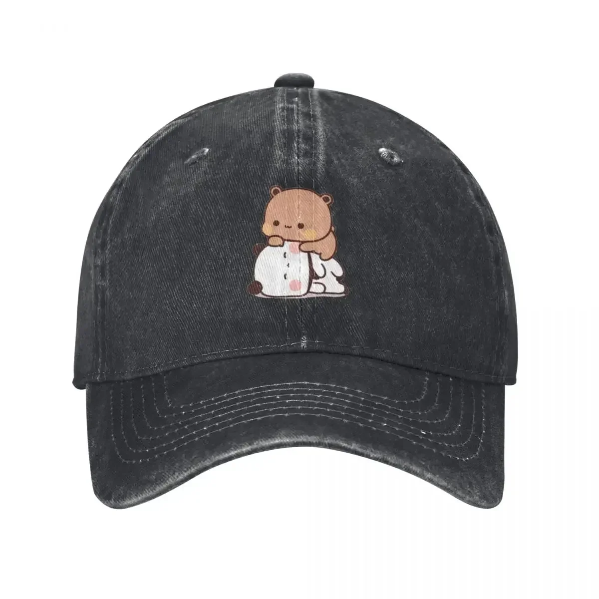 

Cute Dudu Is Laying On The Sleeping Bubu Baseball Cap Trucker Cap Golf Fishing cap Caps Male Women's