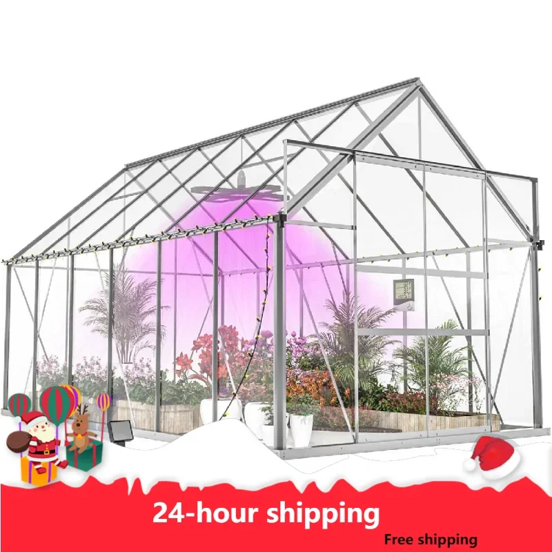 

6x12 FT Greenhouses For Outdoors,Green Houses For Outside,Heavy Duty Polycarbonate Greenhouses,Garden Greenhouse