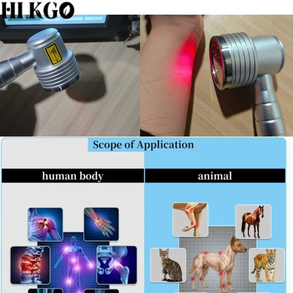 

Dual Wavelength Cold Laser 650nm & 808nm 1055mW, Therapy Device for Knee Arthritis, Sports Injury Pain Relief, Wound Healing