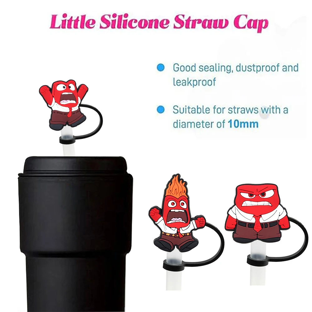 1-22pcs Inside Out Silicone Straw Toppers for 10mm,Straw Caps for Glass Cup,with 30&40Oz Tumbler with Handle Dust-Proof Reusable