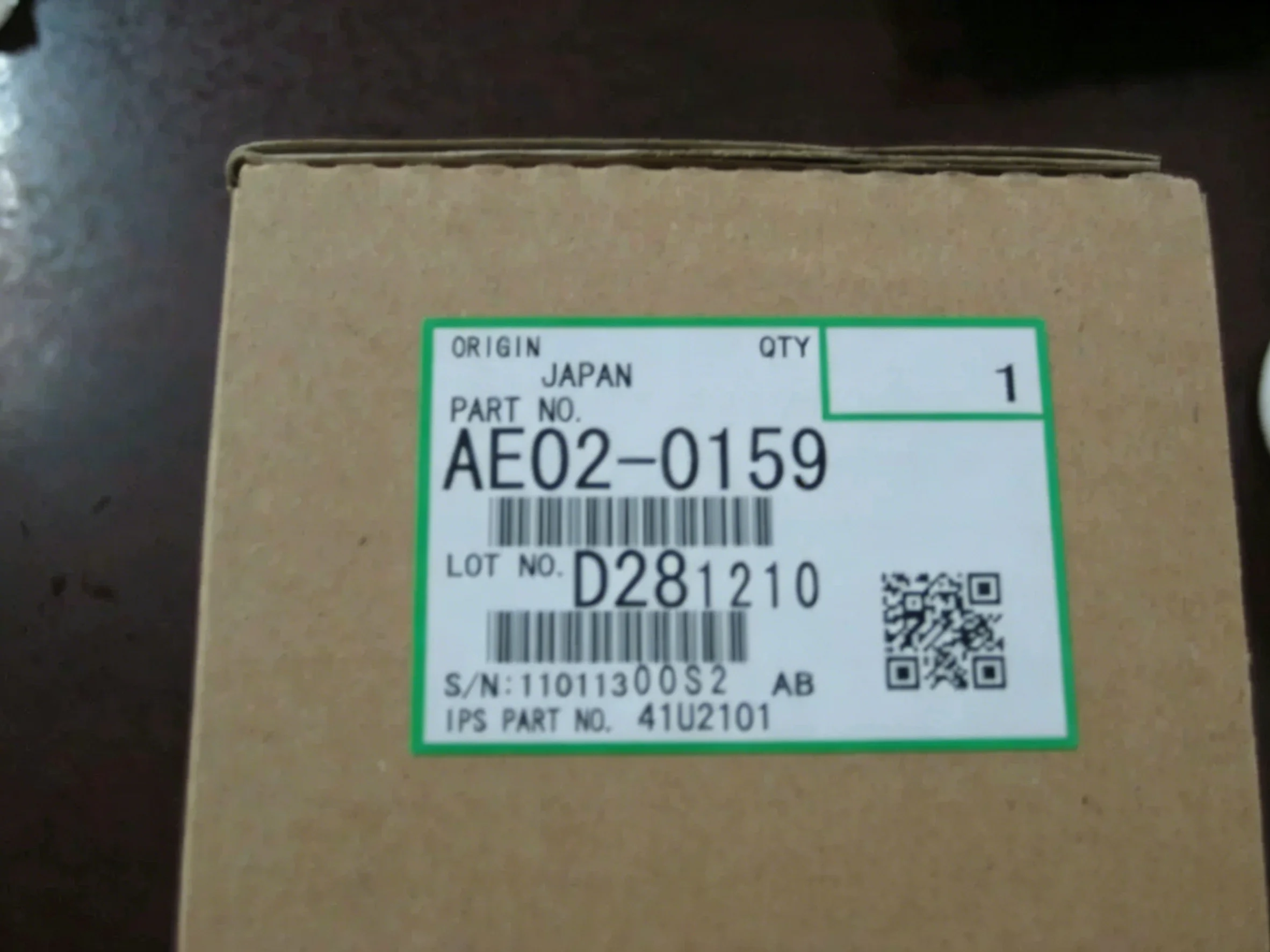 AE02-0159 Original Fuser Lower Roller FOR Ricoh MP 1350 1100 1107 1356 907 1357