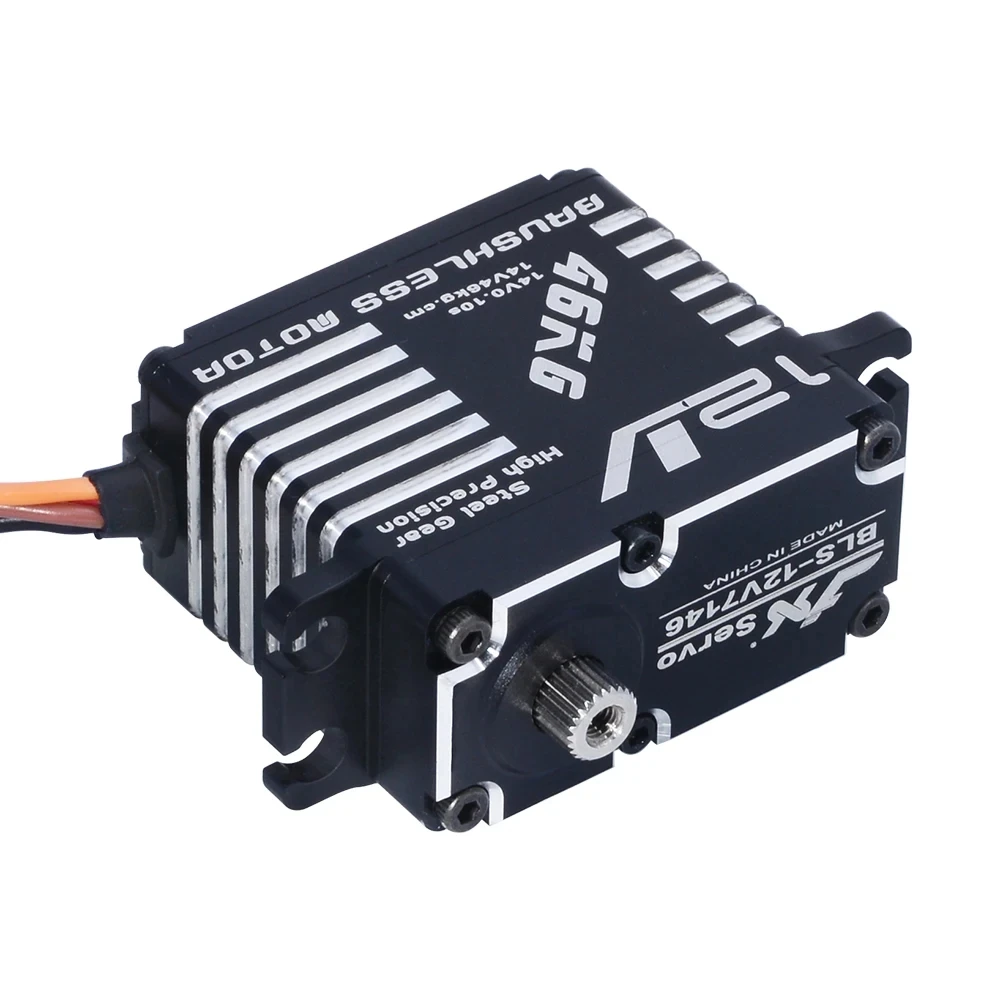 JX BLS-12V7146 CLS-12V7346 46KG High Torque 12V Standard Full CNC Servo For RC Crawler Car Plane Quadcopter Robo Helicopter