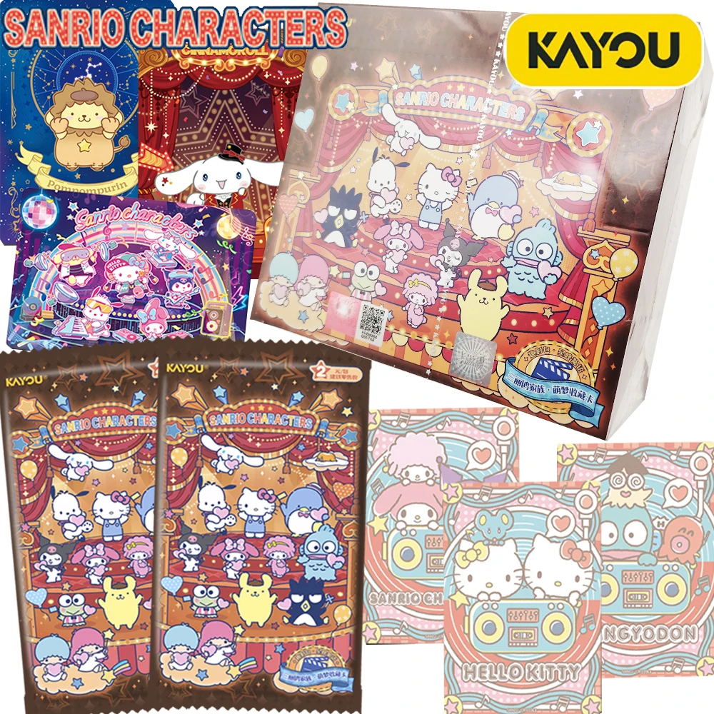 

Kayou Original Sanrio Characters Collection Cards Kuromi Cinnamoroll Limited Edition Creative Cards Cartoon IP Peripheral Gifts