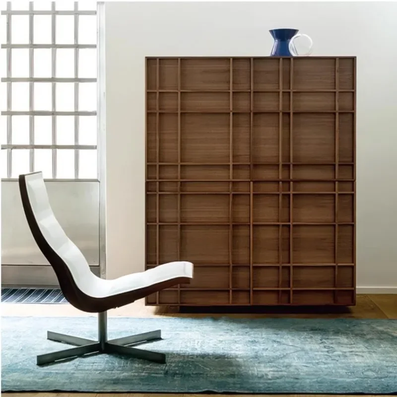 

Nordic side Modern simple black walnut side Italian side Art designer French door