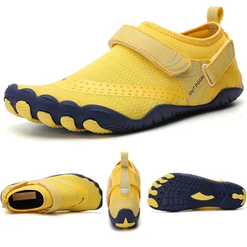 Zapatos acuáticos de natación Unisex para hombre, sandalias de playa al aire libre descalzas, zapatos acuáticos de talla grande, zapatillas antideslizantes para buceo en Río y Mar