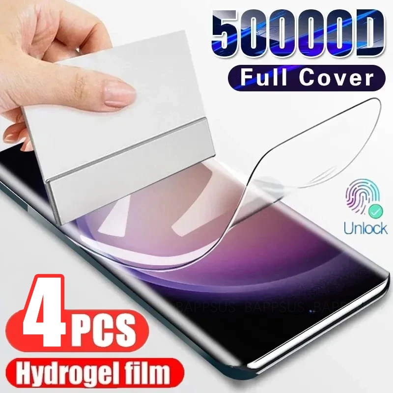 S24Ultra  Hydrogel Film For Samsung Galaxy S24 Plus Ultra HD Full Coverage Clear Soft Screen Protector For Galaxy S24 Not Glass