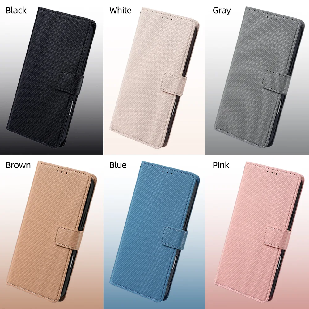 

3D Plaid Wallet Phone Case For iPhone S25 EDGE S24 S23 FE S22 Ultra S21 S20 Plus Anti Fall TPU Case Flip Lanyard Shell Cover