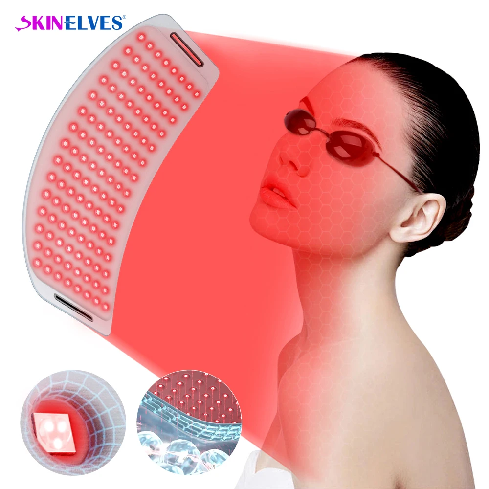 

Hello Face Led Red Light Therapy Pad L120 630nm 850nm Near Infrared Therapy Pad Facial Phototherapy Pain Relief Heating Panel