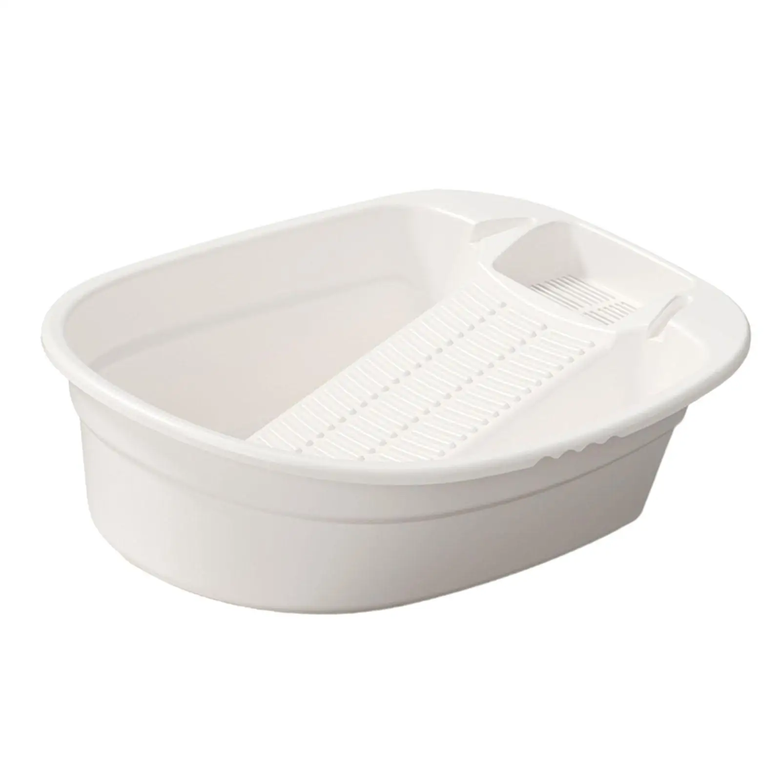 Mini Laundry Basin with Washboard for Students and Home Use Portable Scrubbing Tub for Baby Clothes and Undergarments