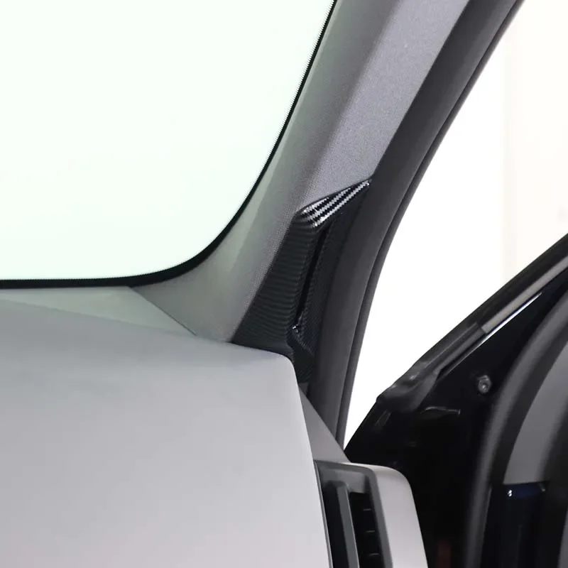 

ABS Carbon Fiber For BMW X3 G45 2025+ Car styling Car front A-pillar air outlet frame decorative sticker interior accessories