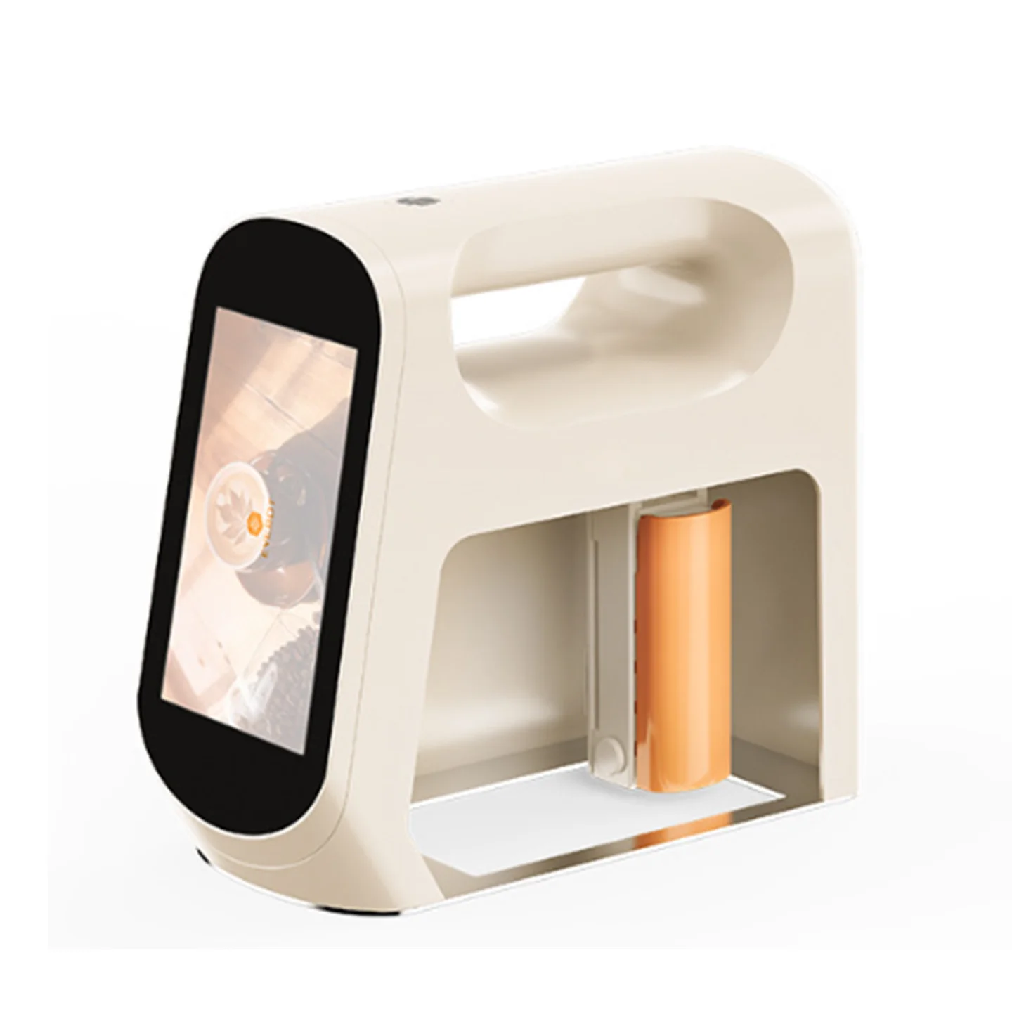 Yaomatec Small Monochrome Coffee Latte Cookie Toast Printer with Customizable logo Text for Small Businesses