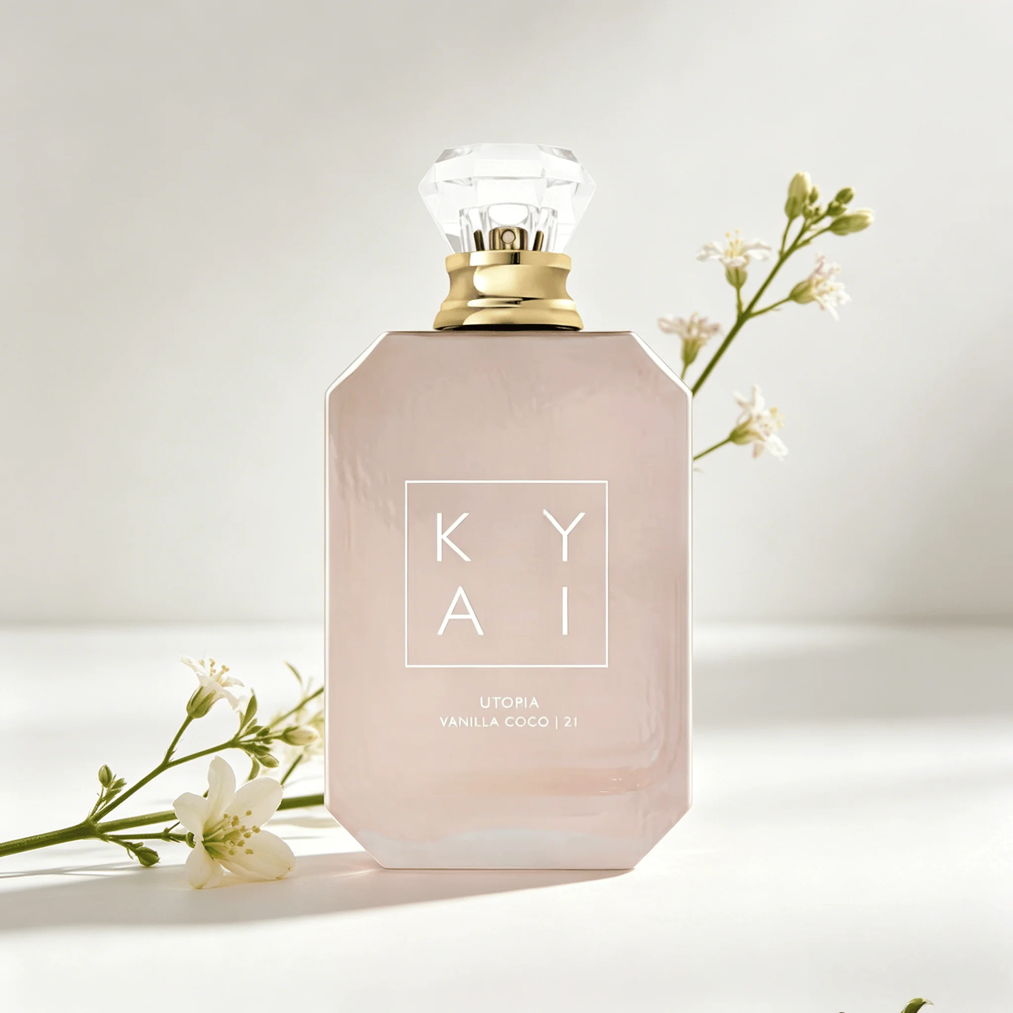 Kayali 20 Maldives In A Bottle Ylang Coco  Eau de Parfum Long Lasting Tropical Coconut Ylang Floral Fragrance Women Perfume Mint Transparent Bottle Summer Beach Holiday Gift for Ladies